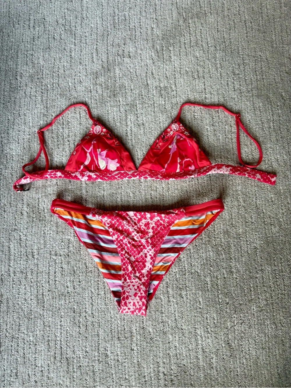 Maaji Women's Bikini Two-Piece Swim Set (top size small, bottom size medium)